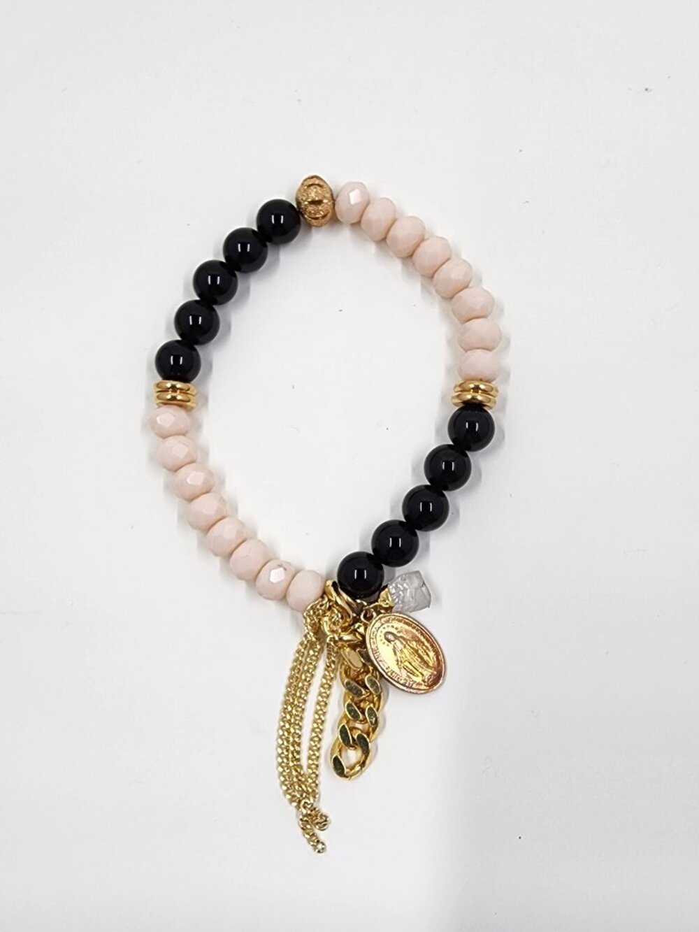 The Lace Project Beaded Stretch Bracelet
